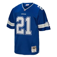 Maillot réplique Mitchell & Ness Deion Sanders bleu marine pour hommes des Dallas Cowboys Legacy