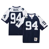 Maillot de joueur retraité authentique Throwback 2011 Mitchell & Ness DeMarcus Ware Navy Dallas Cowboys pour hommes