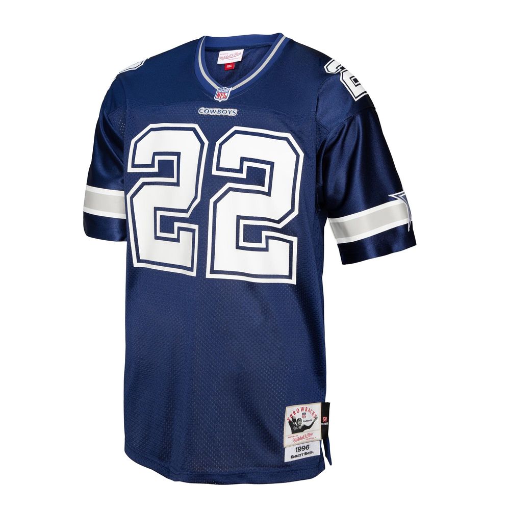 Men's Mitchell & Ness Emmitt Smith Navy Dallas Cowboys 1996 Legacy Replica  Jersey