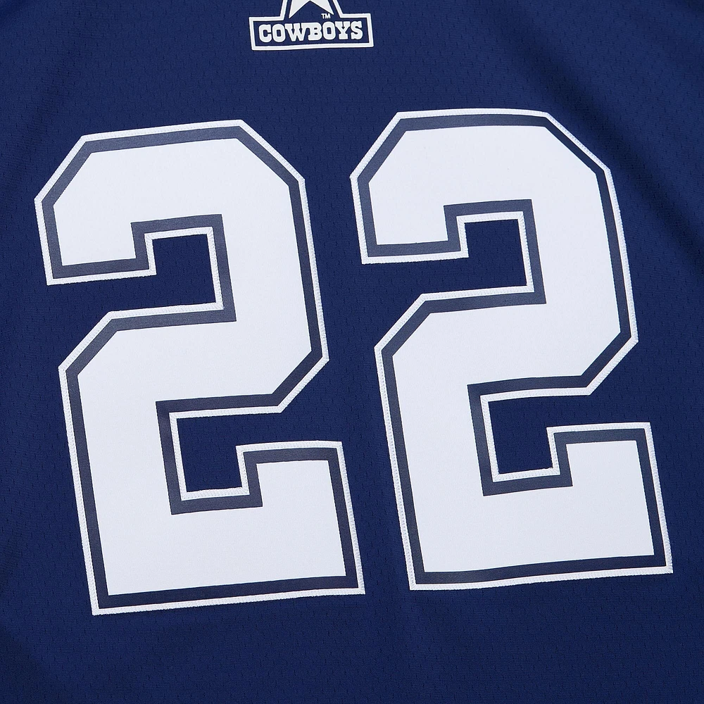 Maillot réplique Mitchell & Ness Emmitt Smith bleu marine Dallas Cowboys Legacy pour hommes