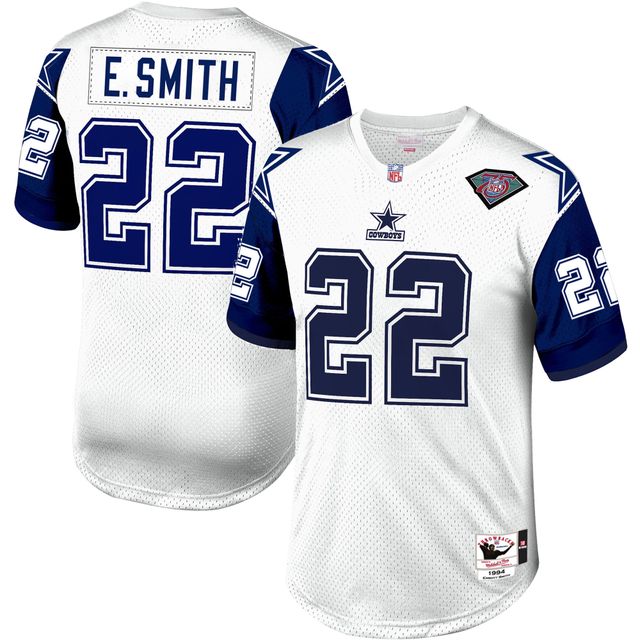 Men's Mitchell & Ness Emmitt Smith Navy Dallas Cowboys