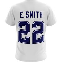 Men's Mitchell & Ness Emmitt Smith White Dallas Cowboys Name Number - T-Shirt