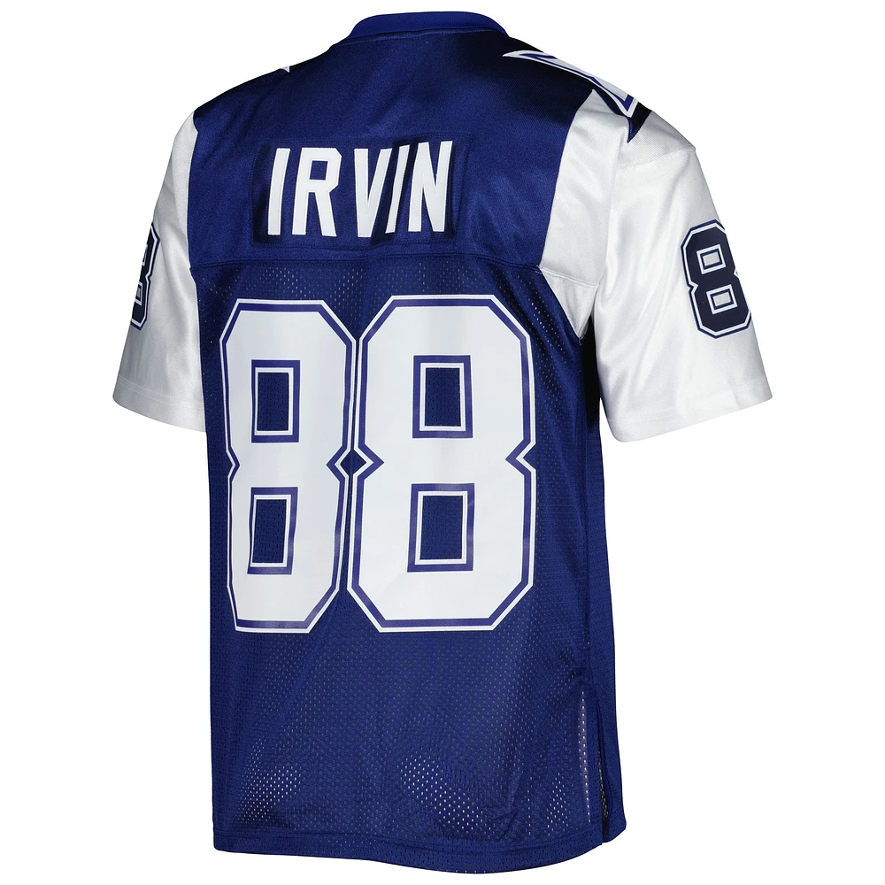 Mitchell & Ness Michael Irvin Navy Dallas Cowboys 1995 Authentique Maillot de Joueur Retraité Throwback