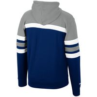 Men's Mitchell & Ness Navy/Silver Dallas Cowboys Head Coach Pullover - Hoodie