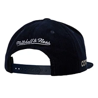 Casquette Snapback en velours côtelé All Directions des Dallas Cowboys Mitchell & Ness pour hommes bleu marine