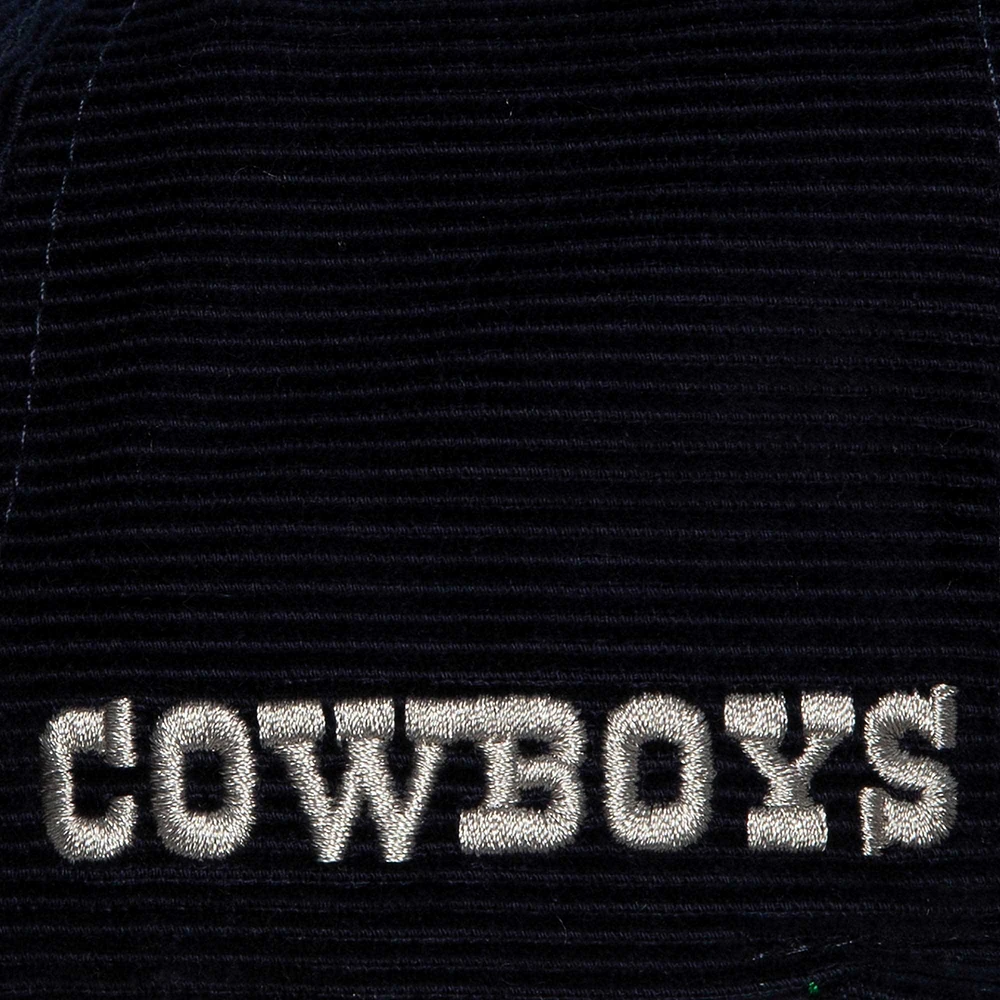 Casquette Snapback en velours côtelé All Directions des Dallas Cowboys Mitchell & Ness pour hommes bleu marine