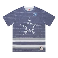 T-shirt pour homme Mitchell & Ness bleu marine Dallas Cowboys Jumbotron 3.0