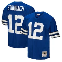 Maillot de joueur retraité Mitchell & Ness Roger Staubach Navy Dallas Cowboys Big Tall 1971 Legacy pour hommes