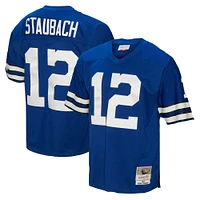 Maillot de joueur retraité Mitchell & Ness Roger Staubach Navy Dallas Cowboys Big Tall 1971 Legacy pour hommes