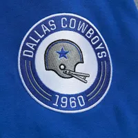 Chandail pour homme Mitchell & Ness Royal Dallas Cowboys All Over 2.0