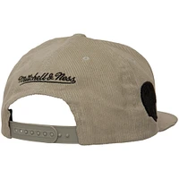 Men's Mitchell & Ness Tan Dallas Cowboys Cord Snapback Hat