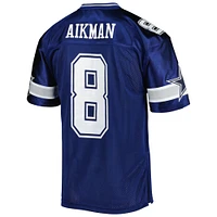 Maillot de joueur retraité authentique Mitchell & Ness Troy Aikman Navy Dallas Cowboys