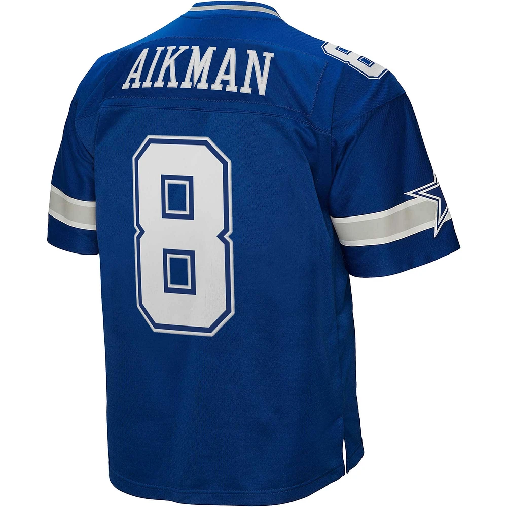 Maillot réplique Mitchell & Ness Troy Aikman Royal Dallas Cowboys Legacy pour hommes