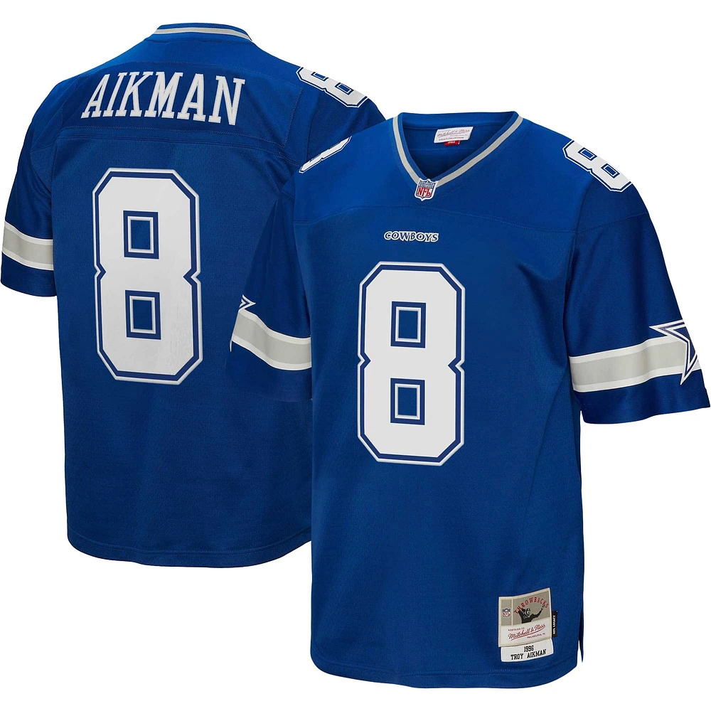 Maillot réplique Mitchell & Ness Troy Aikman Royal Dallas Cowboys Legacy pour hommes