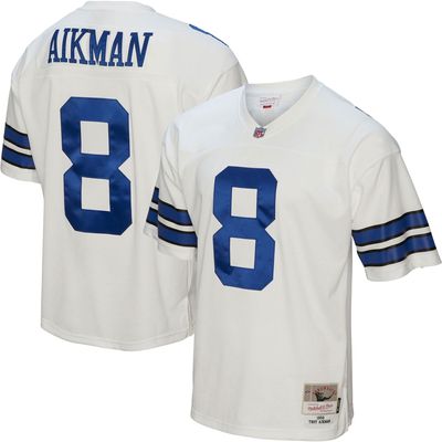 Mitchell & Ness Men's Dallas Cowboys Troy Aikman #9 White 1992 Game Jersey