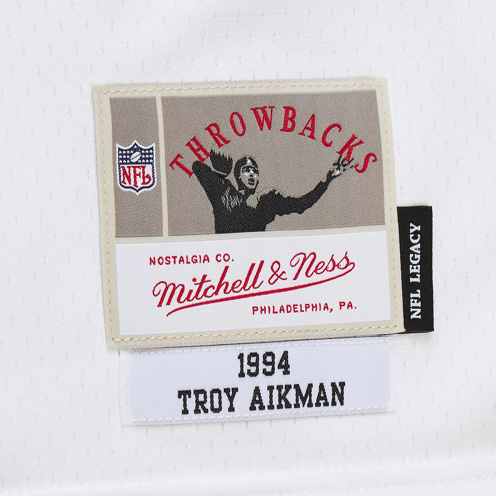 Men's Mitchell & Ness Troy Aikman White Dallas Cowboys 1994 Alternate Legacy Replica Jersey