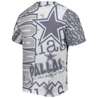 Men's Mitchell & Ness White Dallas Cowboys Jumbotron 2.0 Sublimated T-Shirt