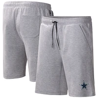 MSX by Michael Strahan Heather Gray Dallas Cowboys Trainer Fleece Short pour homme