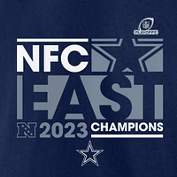 T-shirt bleu marine pour homme Dallas Cowboys 2023 NFC East Division Champions Big & Tall