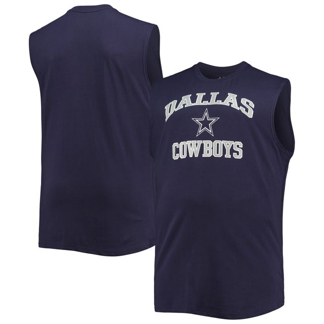 Débardeur Homme Bleu Marine Dallas Cowboys Big & Tall Muscle