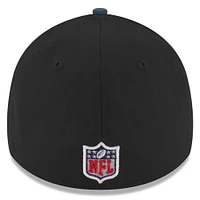Casquette New Era 39THIRTY Flex noire/bleu marine pour homme, Dallas Cowboys, draft NFL 2025