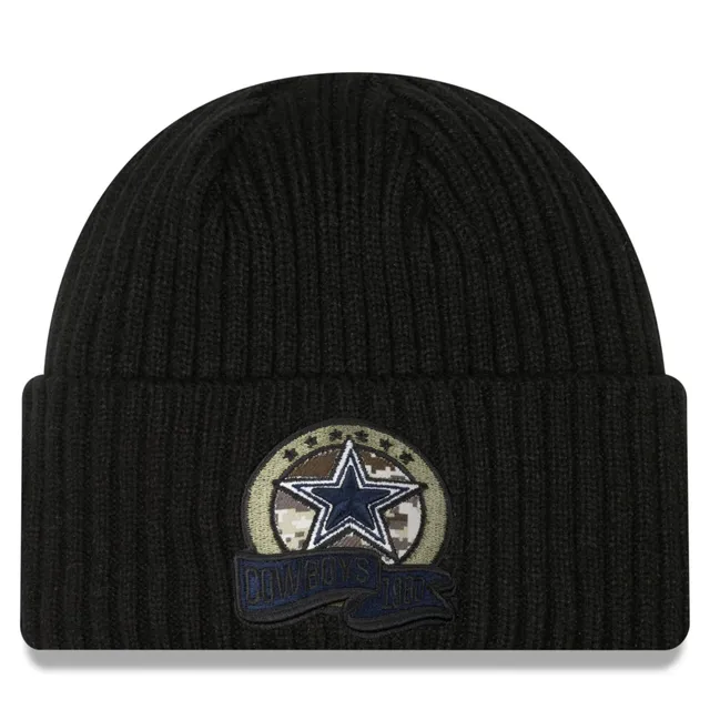 Men's New Era Black Dallas Cowboys Trapper Hat