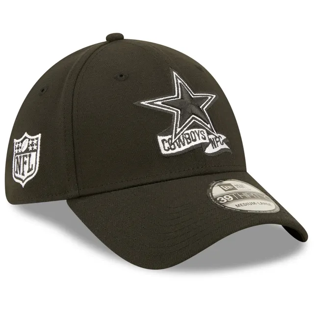 New Era Gray/Navy Dallas Cowboys 2022 Sideline 39THIRTY Flex Hat