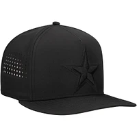 Casquette à visière plate noire New Era Dallas Cowboys Hydro A-Frame 9FIFTY pour homme