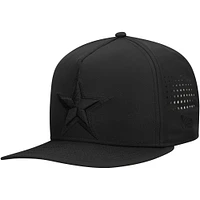 Casquette à visière plate noire New Era Dallas Cowboys Hydro A-Frame 9FIFTY pour homme