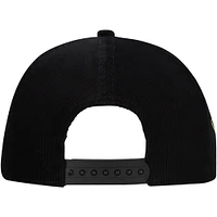 Casquette à visière en velours côtelé noir New Era pour homme Dallas Cowboys Skipper 9FIFTY