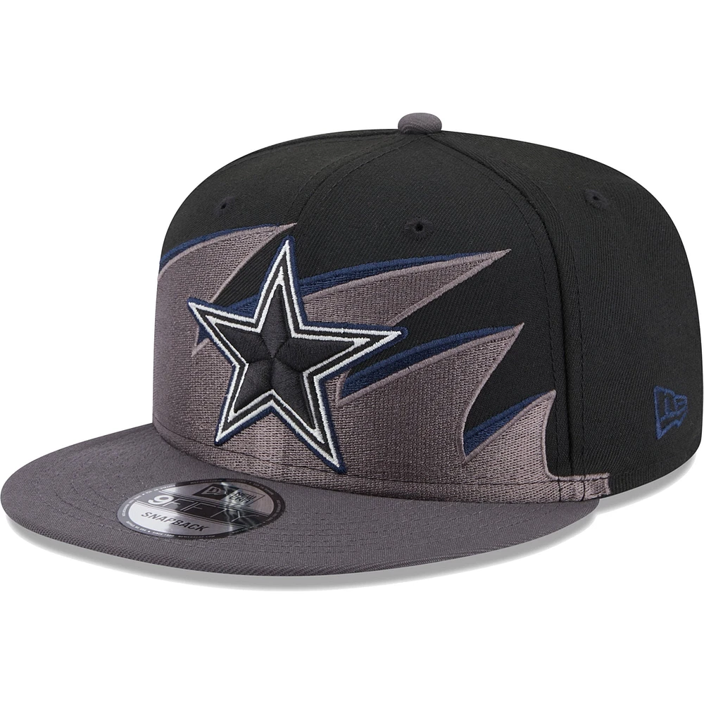 Casquette Snapback 9FIFTY des Dallas Cowboys Tidal noire New Era pour homme