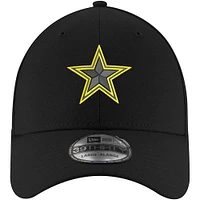 Men's New Era Black Dallas Cowboys Volt 39THIRTY Flex Hat