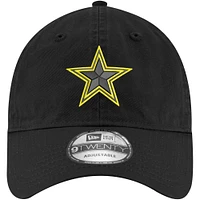 Casquette réglable noire Dallas Cowboys Volt 9TWENTY New Era pour hommes