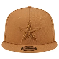 Men's New Era Brown Dallas Cowboys Color Pack 9FIFTY Snapback Hat