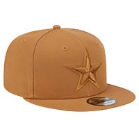 Men's New Era Brown Dallas Cowboys Color Pack 9FIFTY Snapback Hat