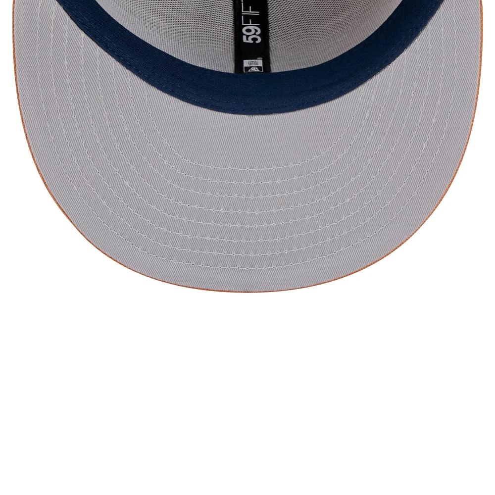 Casquette ajustée 59FIFTY pour homme avec patch latéral et pack de couleurs Dallas Cowboys New Era marron