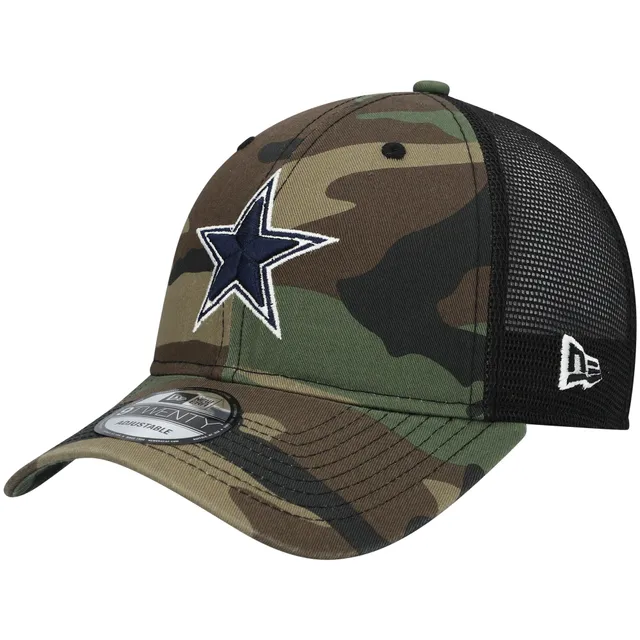 New Era Men's Navy and Natural Dallas Cowboys Devoted Trucker