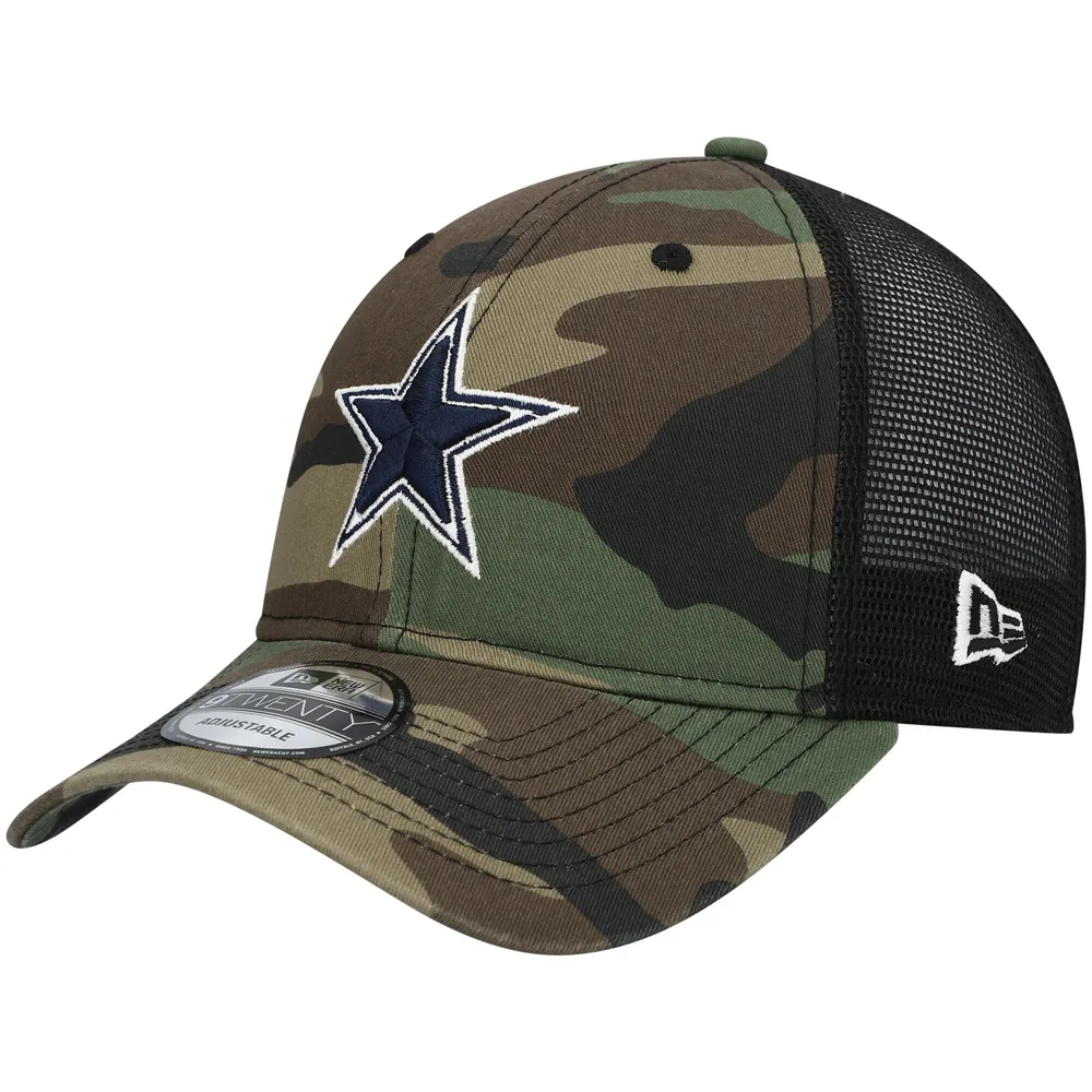 Lids Dallas Cowboys New Era Basic 9TWENTY Trucker Snapback Hat - Camo/Black