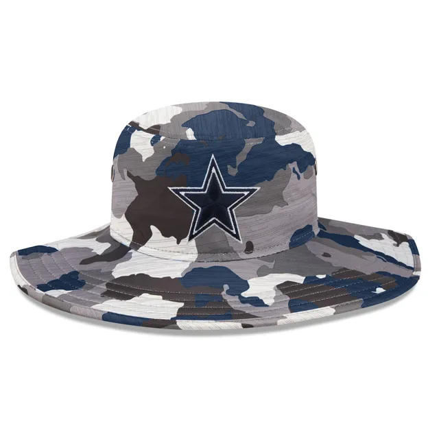 New Era Men's Dallas Cowboys Training Camp White Panama Bucket Hat