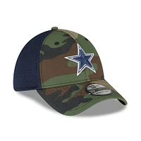 Men's New Era Camo Dallas Cowboys Team Neo 39THIRTY Flex Hat