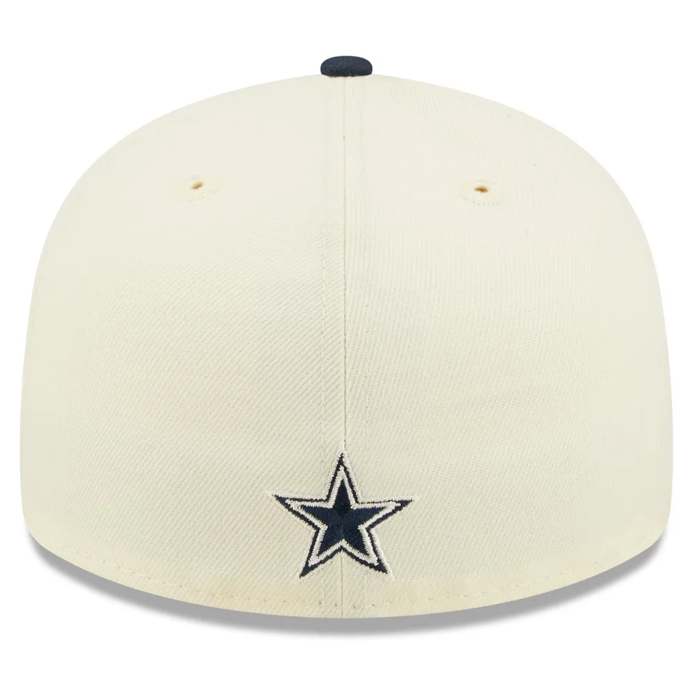 DCM COW CREAM NAVY 22 NFL SIDELINE LOW PROFILE 59FIFTY HATMENLOP