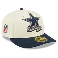 DCM COW CREAM NAVY 22 NFL SIDELINE LOW PROFILE 59FIFTY HATMENLOP