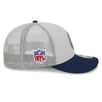 Men's New Era  Cream/Navy Dallas Cowboys 2023 Sideline Historic Low Profile 9FIFTY Snapback Hat