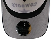 Casquette ajustable New Era 9FORTY A-Frame M-Crown pour homme, crème/bleu marine, Dallas Cowboys, draft NFL 2025