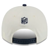 Men's New Era  Cream/Navy Dallas Cowboys 2025 NFL Draft A-Frame 9FIFTY Snapback Hat