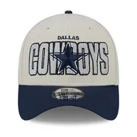 Men's New Era  Cream Dallas Cowboys 2023 NFL Draft 39THIRTY Flex Hat