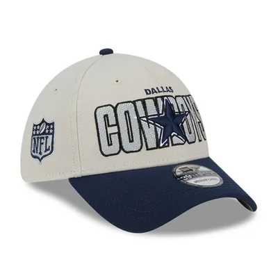 Men's New Era  Cream Dallas Cowboys 2023 NFL Draft 39THIRTY Flex Hat