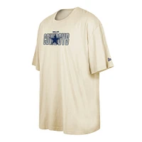 T-shirt pour homme New Era crème Dallas Cowboys 2023 NFL Draft Big & Tall