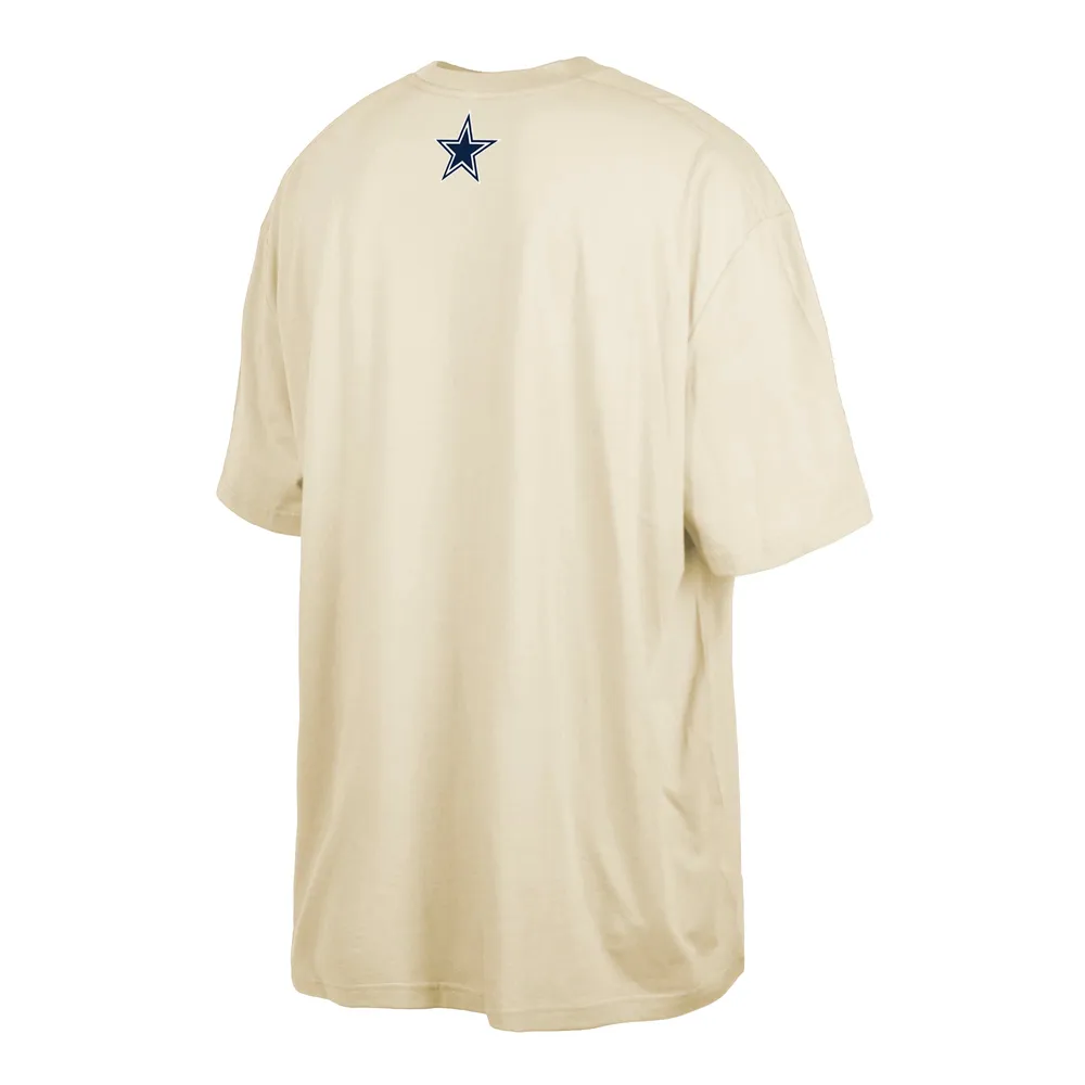 New Era Men's New Era Cream Dallas Cowboys 2023 NFL Draft Big & Tall T-Shirt