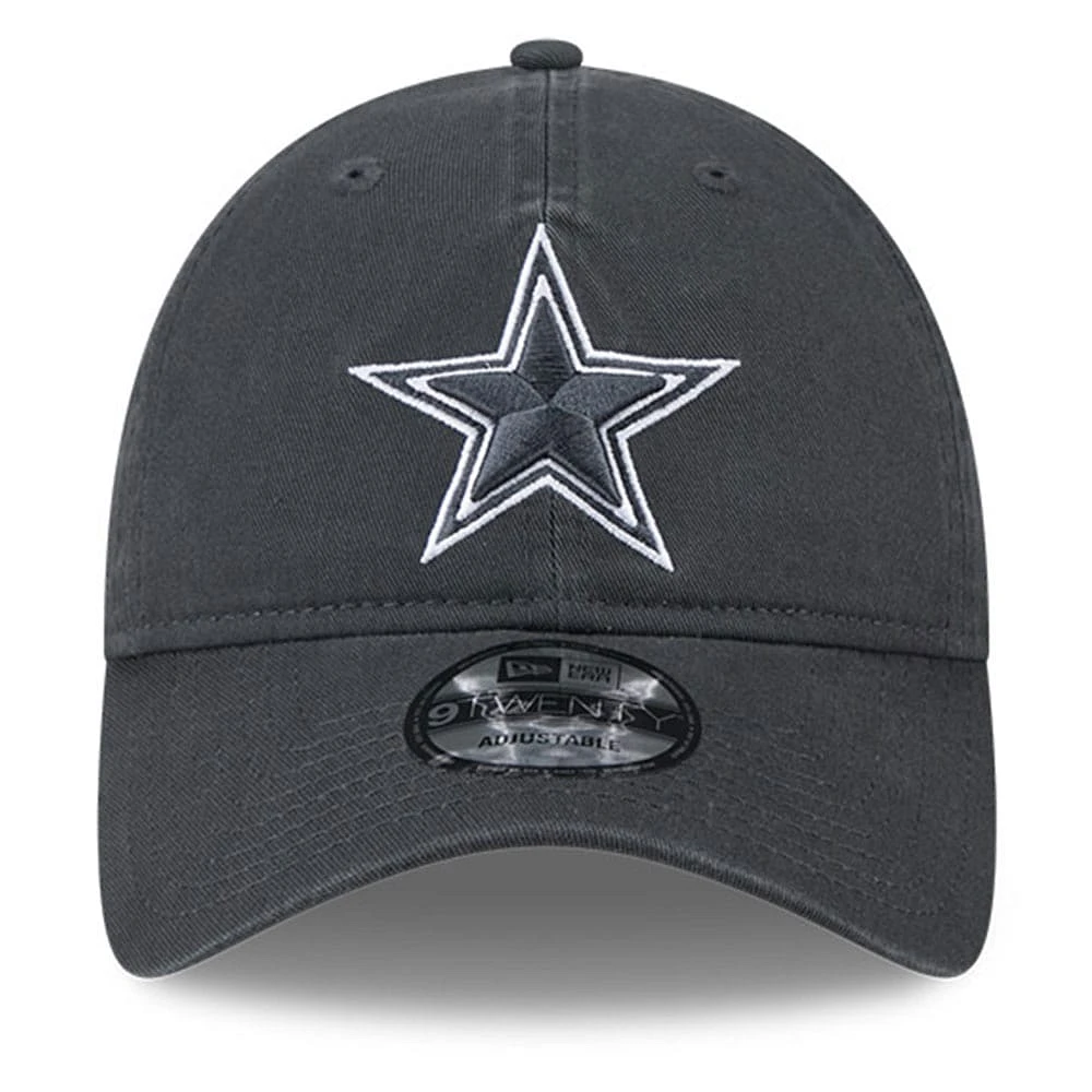 Men's New Era  Graphite Dallas Cowboys 2024 Salute To Service 9TWENTY Adjustable Hat